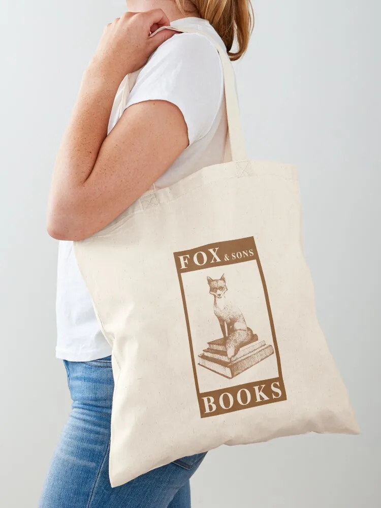 Fox & Sons Books Tote Bag shopping bags foldable Canvas Customizable tote bag custom bags Canvas Tote Bag