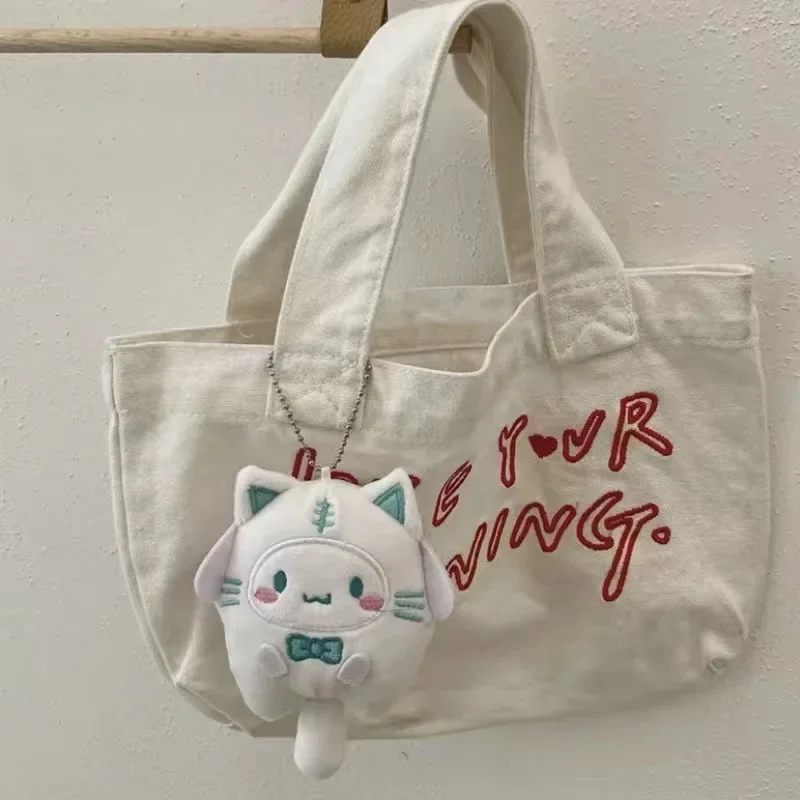 Kawaii Sanrio Cinnamoroll Anime Boneca De Pelúcia Pingente, Decoração Mochila, Badtz ruim, Maru Olá Kitty Chaveiro, Presente de Aniversário Bonito