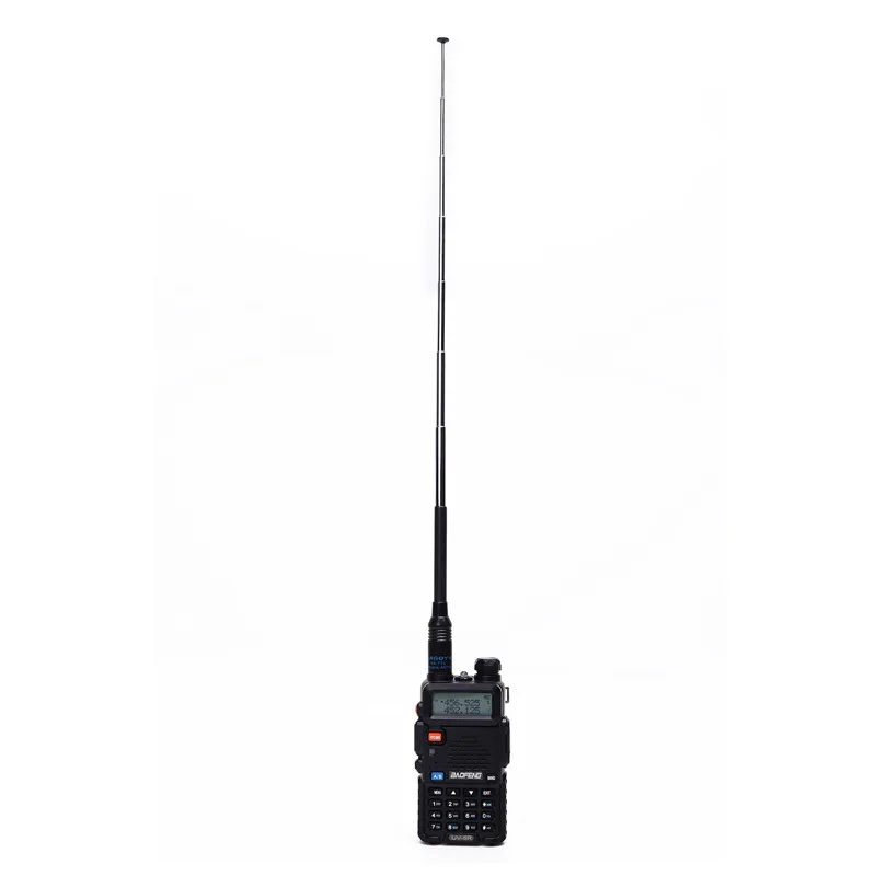 NA-773 telescopische antenne tweetraps handheld platform Baofeng UV5R walkie talkie staafantenne SMA vrouwelijke kop