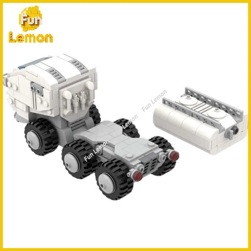 MOC Sci-fi Planet Explorer Brick Set 6x6 Moon Rover Model DIY Creative Puzzle Building Blocks Desk Decor Toy335pcs