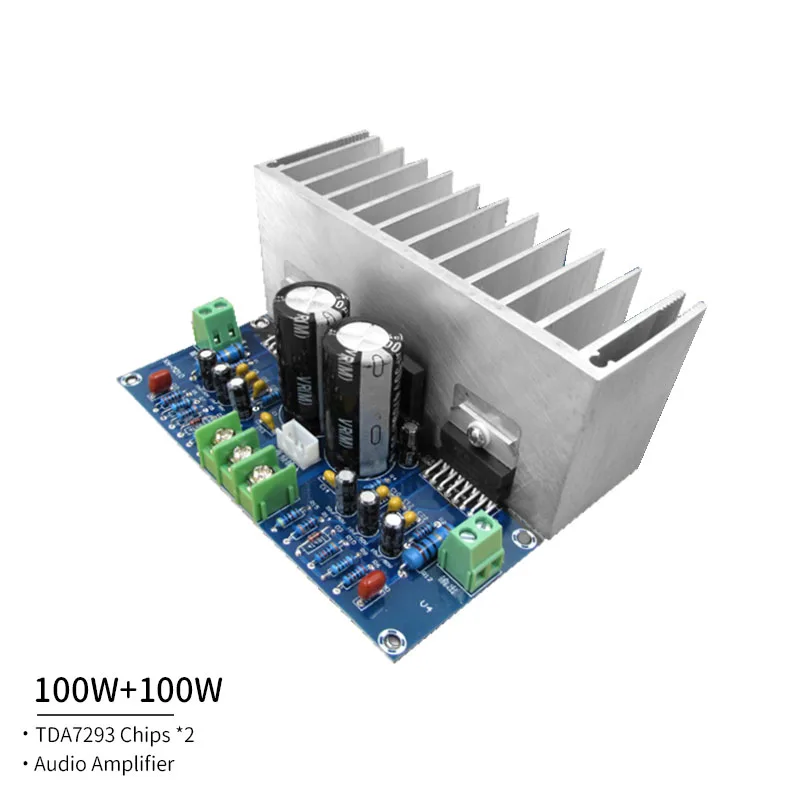 100W TDA7293 Audio Amplifier 2X100W 2.0 Channels High Power Amplifier Board Class-AB