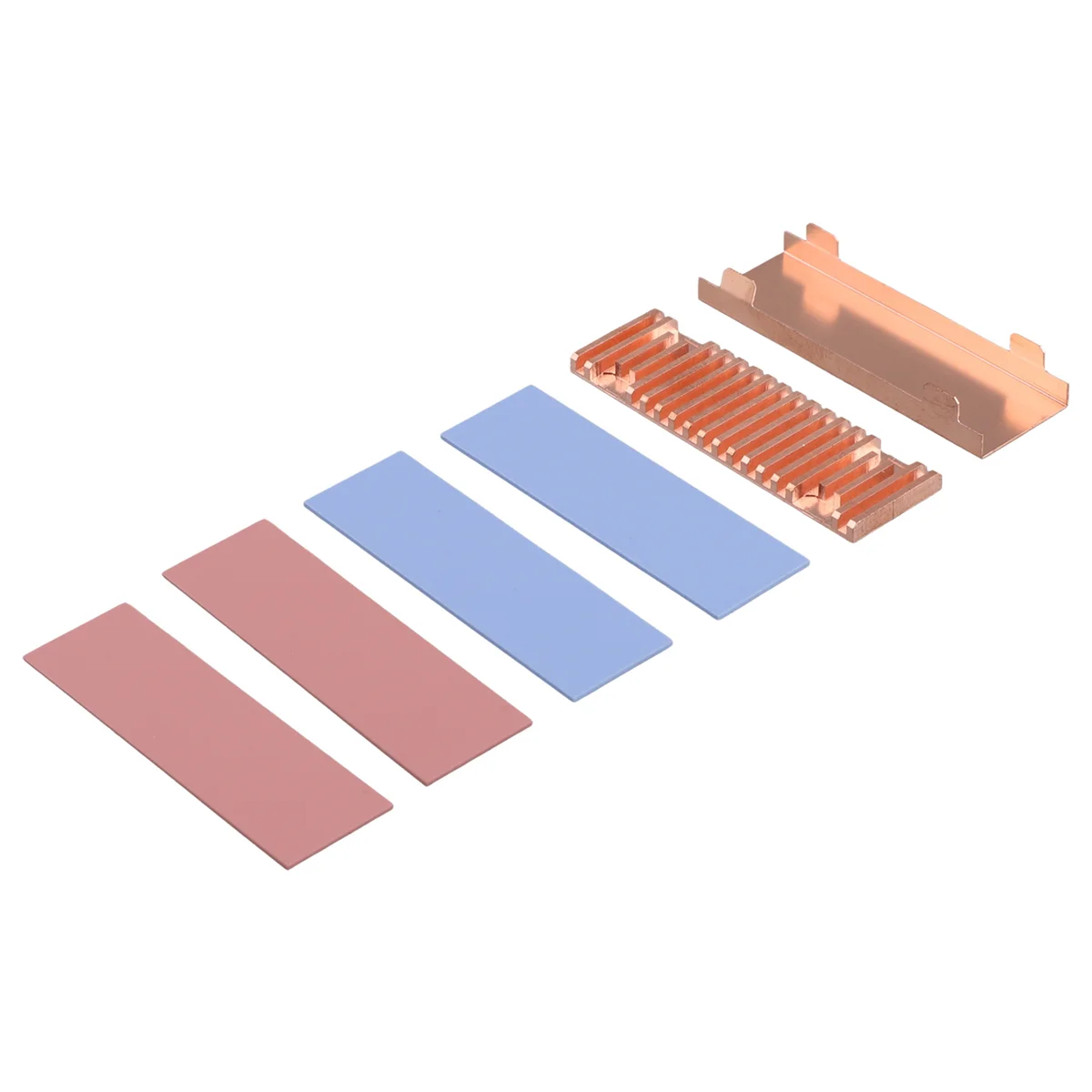 مبرد النحاس النقي M2 NVME NGFF لـ PCIE SSD ، مبرد محرك الأقراص الصلبة ، الحالة الصلبة ، رقيقة جدا