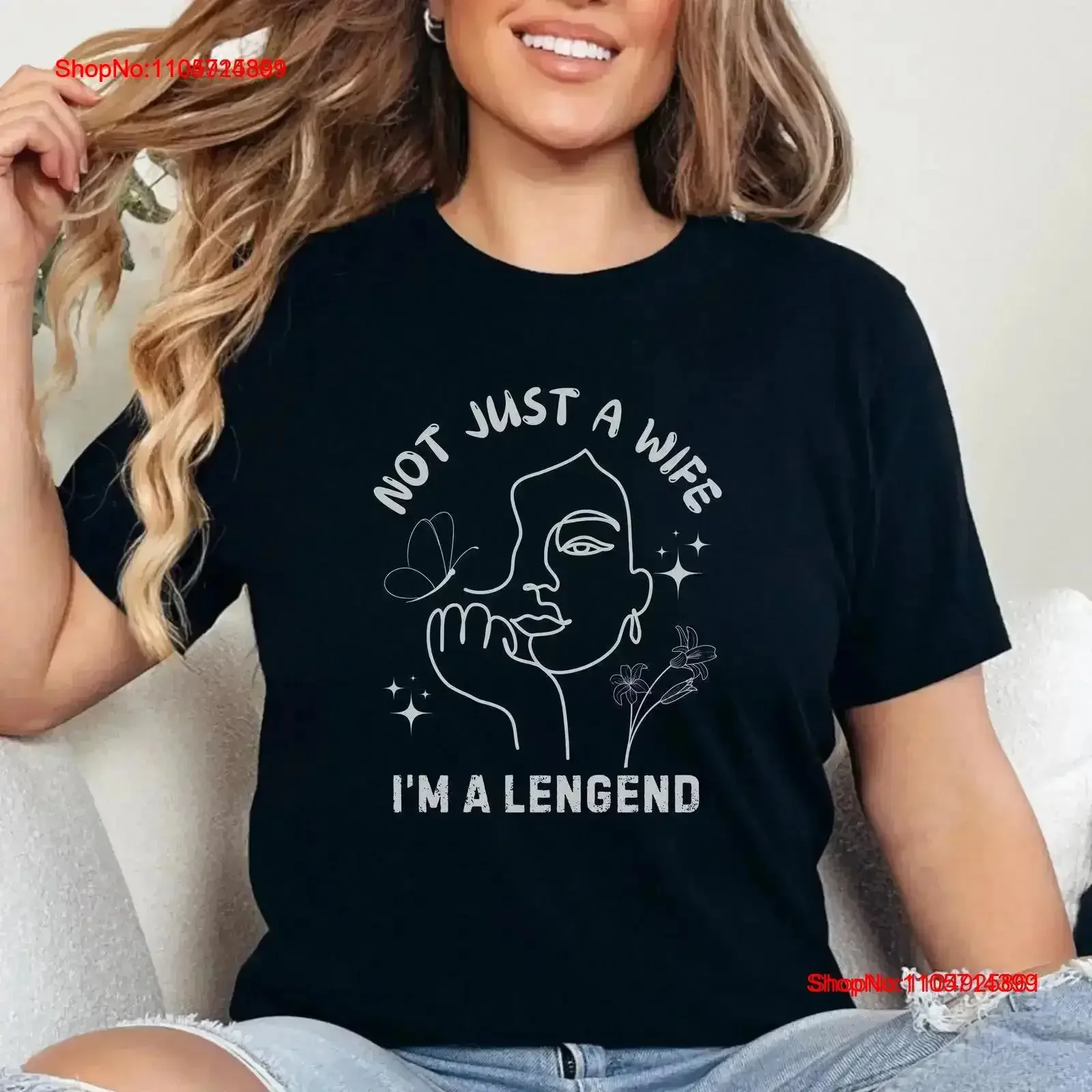 Best Christmas for Wife Legend T Shirt Anniversary Her Cool Engagement Friend Bachelorette Party vintage Washed Comfortable