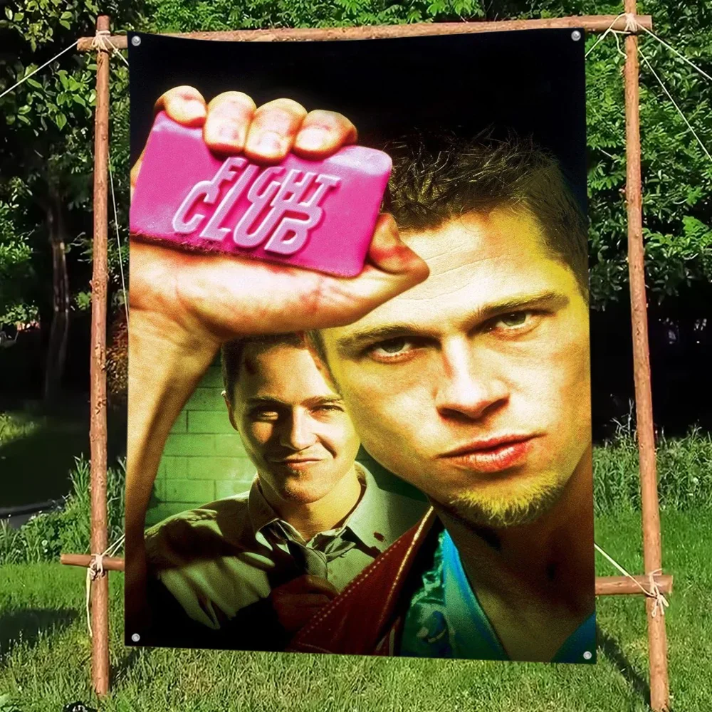 

Movie Fight Club Flag DIY Flag For Family Group Party Living Room Home Dorm Decor Wall Art Decor Banner
