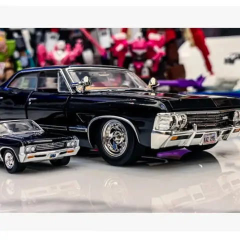 Jada 1:24 1967 Chevrolet Impala SS Sport Sedan Högsimulering Diecast Metalllegering Modellbil CHEVY Leksaker för Barn Presentsamling 10 best sales Chevy-leksak - №1
