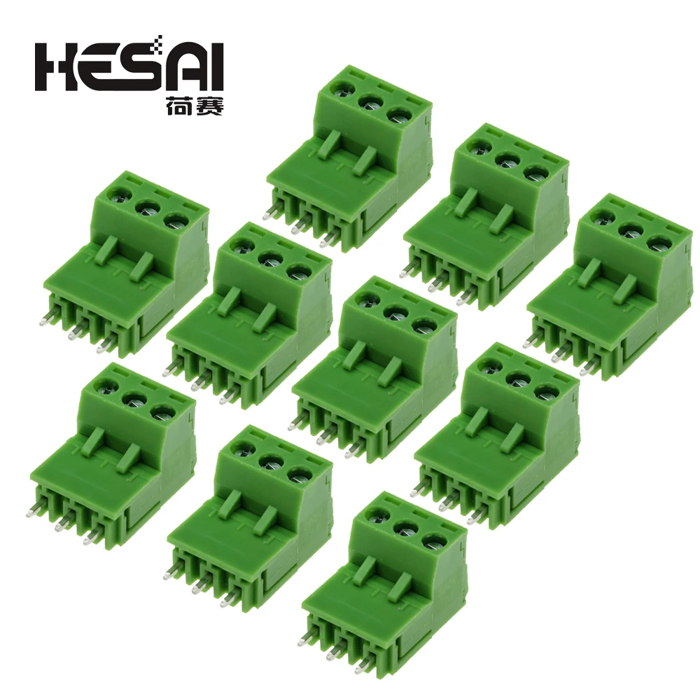 5.08mm KF2EDGK PCB CONNECTOR PLUG-IN TERMINAL BlOCK 2EDGK 3P Screw PCB Terminal Block Connector Green