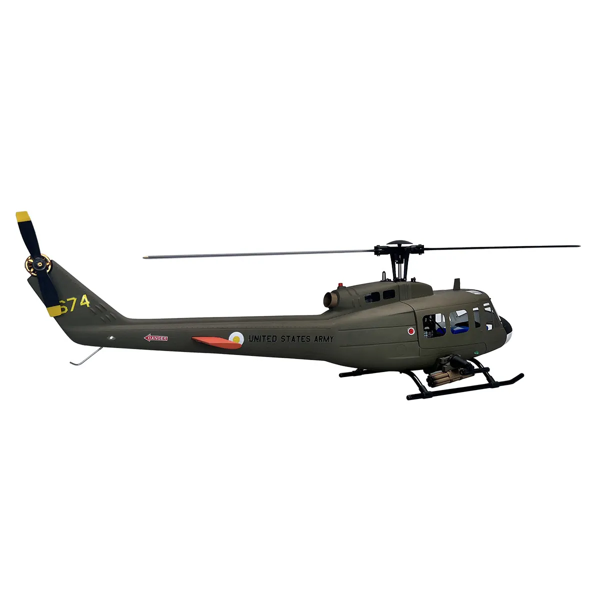 470 Size UH1D RC Huey Helicopter Brushless Motor GPS Altitude Hold Fixed Point Helicopter