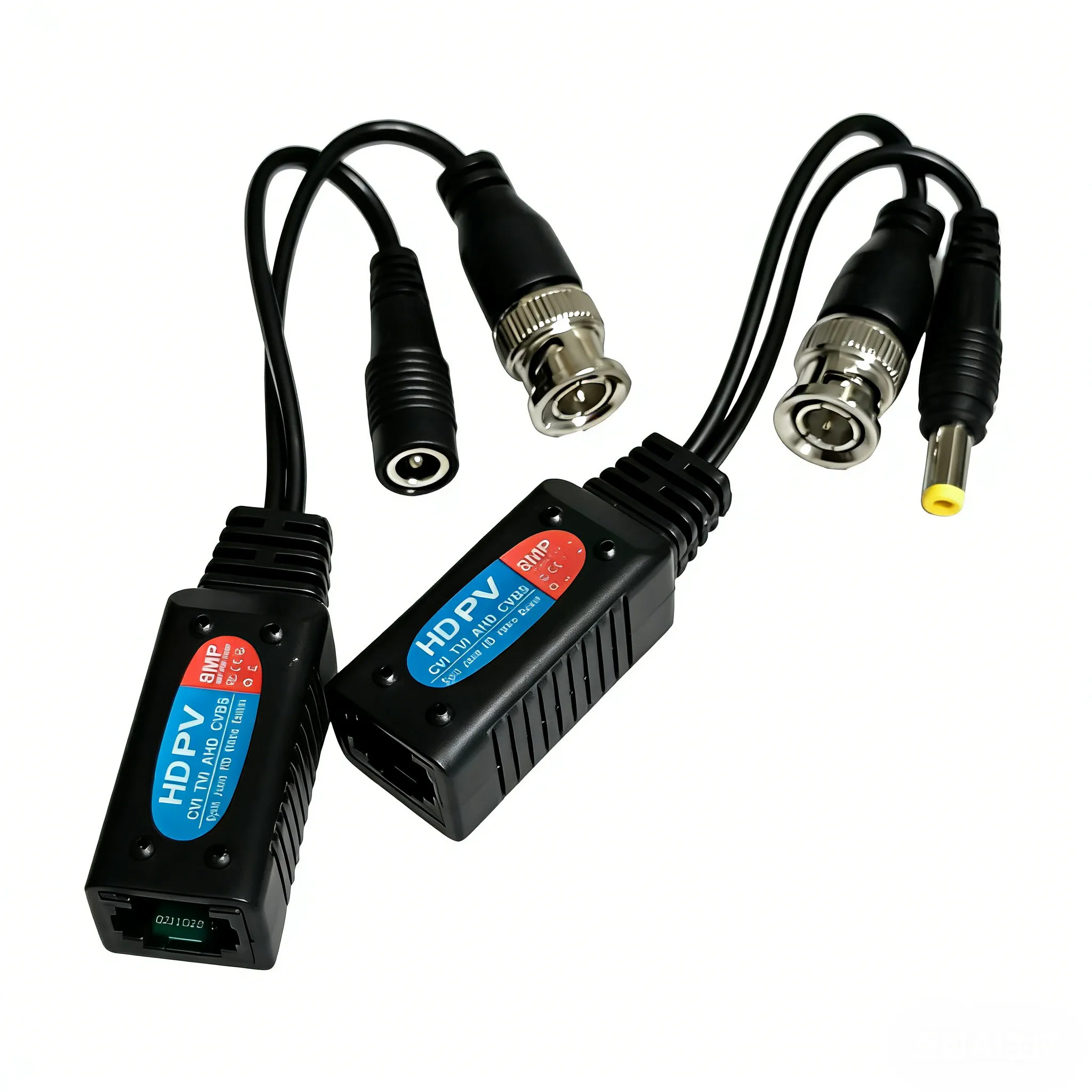 5pairs-8mp-hd-video-balun-connectors-bnc-to-rj45-conversion-twisted-pair-ethernet-for-ahd-cvi-tvi-cvbs-cctv-cameras