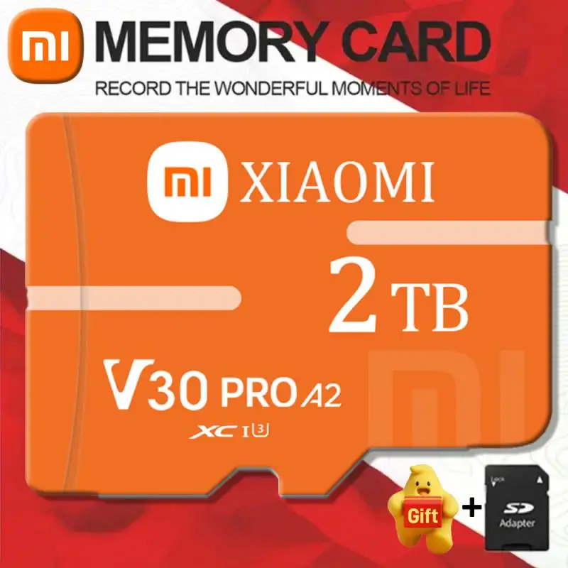 Karty pamięci Xiaomi 2TB 1TB 512GB High Speed Minisd 256GB 128GB 64GB Class Sd Card Cartao De Memoria TF Card do smartfona