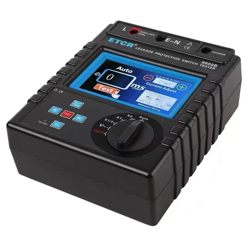 ETCR8600 residual current protection tester residual current protection test for residual current detector