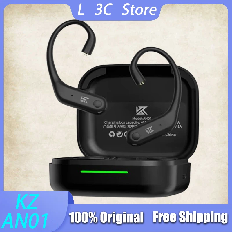 KZ AN01 Wireless Upgrade Ear Hook Cable Bluetooth 5.4 ANC Noise Cancellation C-Pin LDAC HD Audio Decoding Compatible Customized