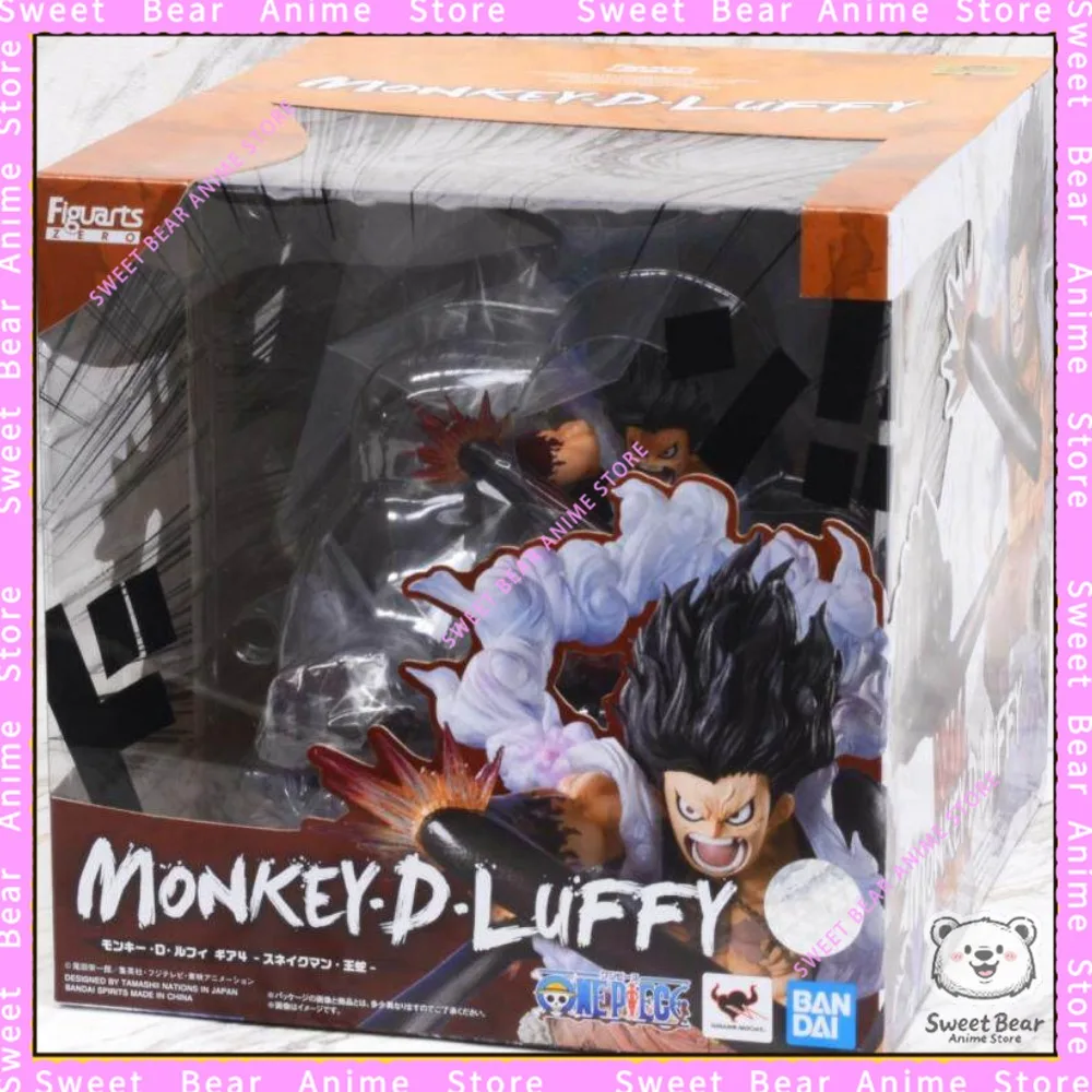 In Stock Bandai Figuarts ZERO Super Battle One Piece Luffy Gear 4 Snake Man King Snake Figure Anime Model Trendy Toys Doll - view 2