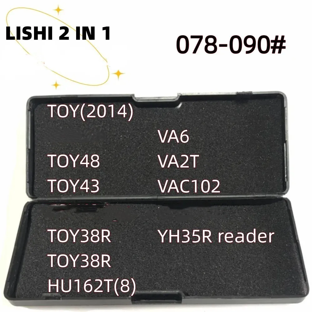 Lishi 2 in 1 Tool TOY2014 TOY40 TOY48 TOY43 TOY38R HU162T8 VA6 VA2T VAC102 WT47T YH35R reader