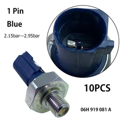 10Pcs 06H919081A 1Pin Blue Oil Pressure Sensor Switch For A5 A6 Q5 TT CC Passat Tiguan Jetta Golf 06H 919 081 A 06K919081
