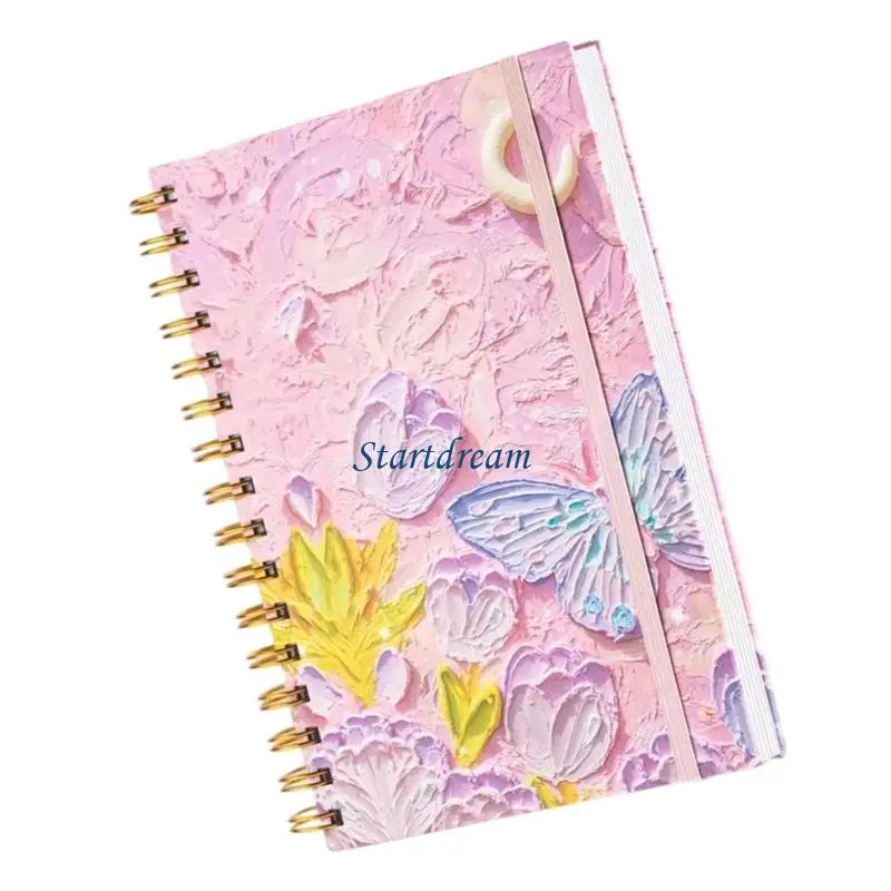 A 5 دفتر ضباط Notebook Notebook Butterfly Notebook Stationery Notepads Notepads Aesthetic Journal Notebook اللوازم المدرسية K92C