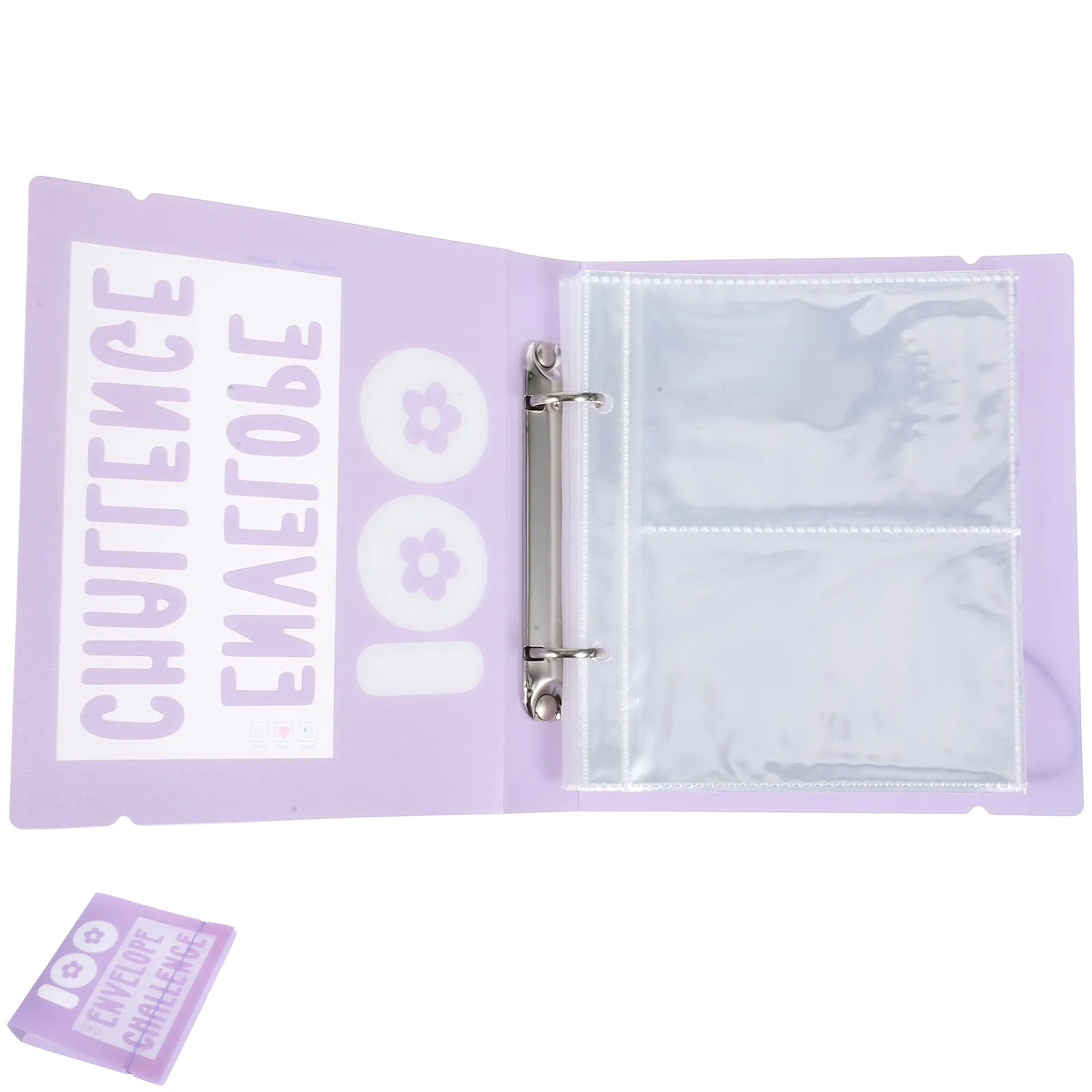 

Большой ПВХ-органайзер для челленджей по накоплению наличных, 100-дневный бюджетный конверт для возврата долгов, домашний органайзер для сбережений