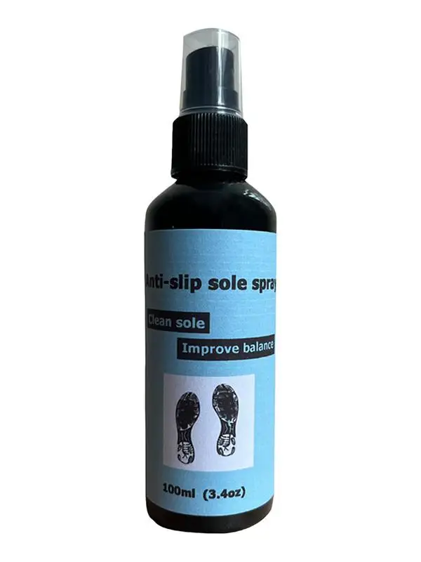 100ml Shoe Grip Spray Anti-Slip Sole Spray Spray for Basketball Shoes Shoe Sole Protector Improves Traction Cleans & Rejuvenates