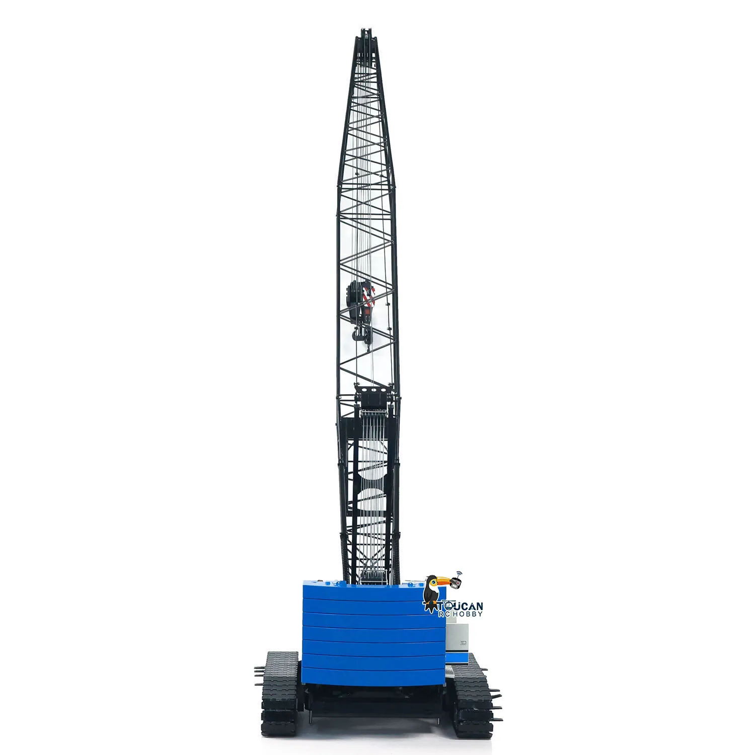 New Metal 1/14 RC Hydraulic Crawler Crane C1200 RTR Remote Control Construction Vehicle Flysky PL18 LITE Radio Brushless Motor