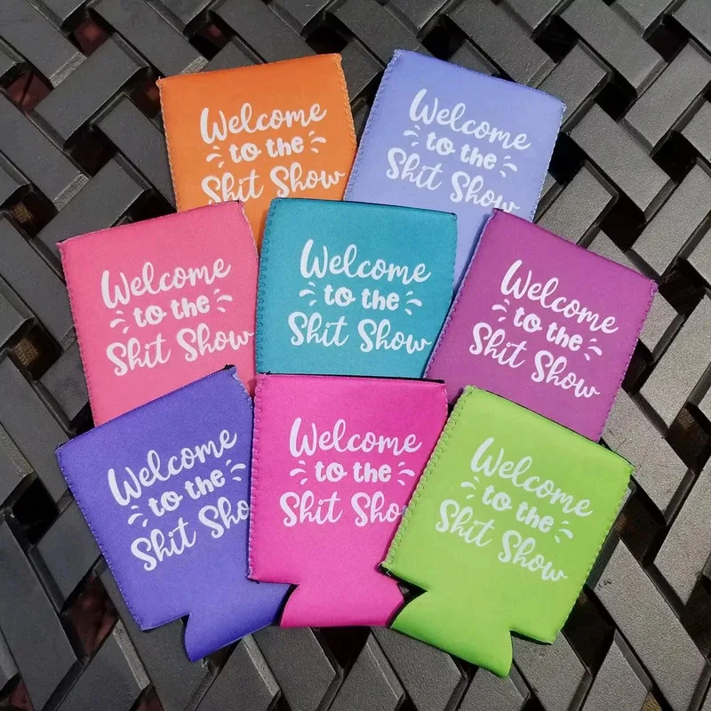 

custom neoprene beer can cooler sleeve, 5mm thick insulated bottle coozie, reusable stubby holder for parties and camping