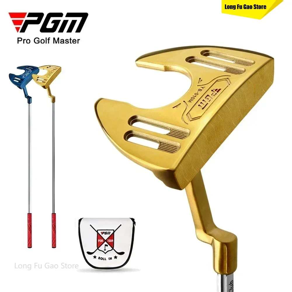 

PGM Men's Golf Clubs Putters Low Center Of Gravity Clubs With Ball Picking Function Aiming Line Putter Large PU Grip