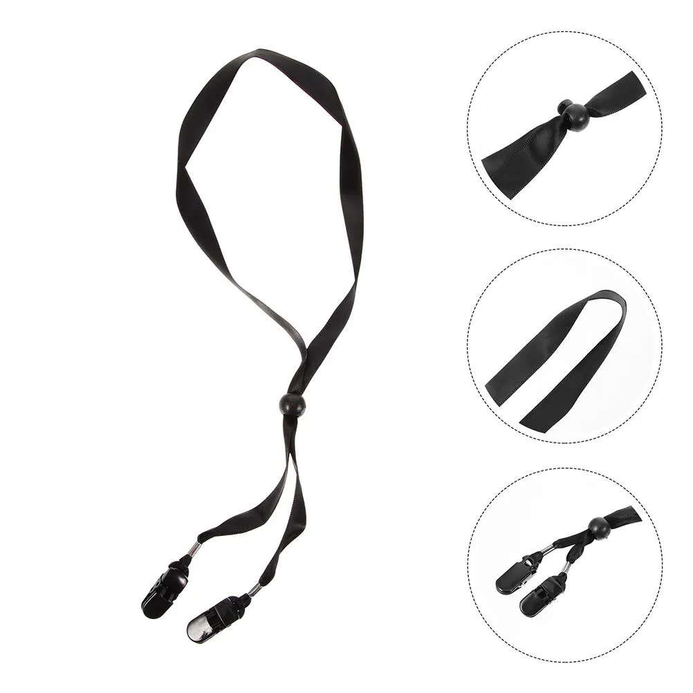 

2Pcs Adjustable Windproof Hat Rope Strap Chin Cord Clip for Hiking Camping Outdoor Use Hat Belt Windproof Rope Belt