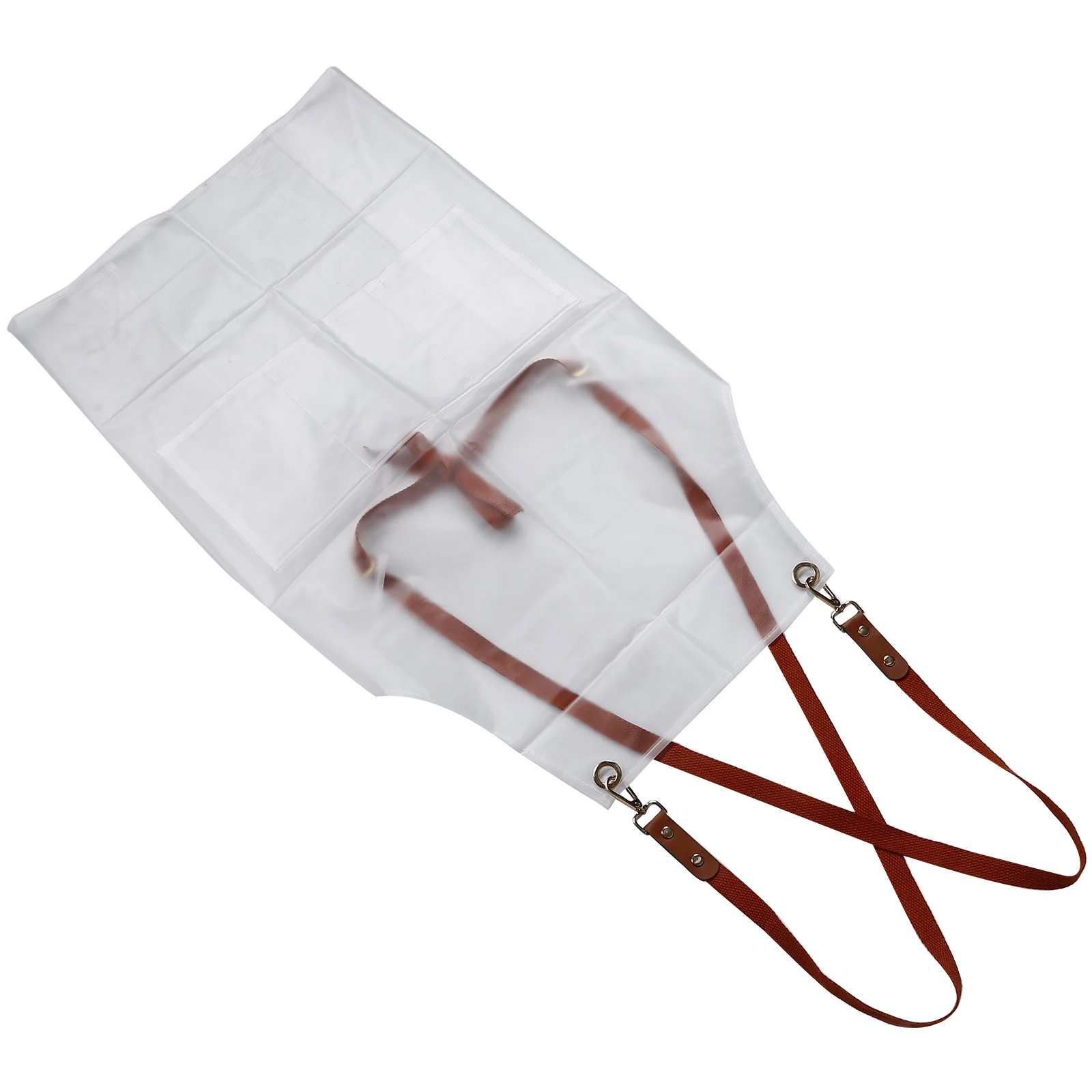 

Waterproof Apron Transparent Oil Proof For Hair Stylist Barber Nail Art Pottery Painting Cooking Crafts Salon Kitchen Chef