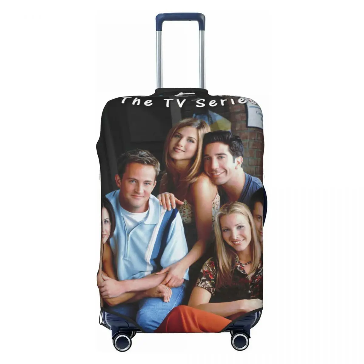 Friends Tv Show Print Luggage Protective Dust Covers Elastic Waterproof 18-32inch Suitcase Cover Travel Accessories