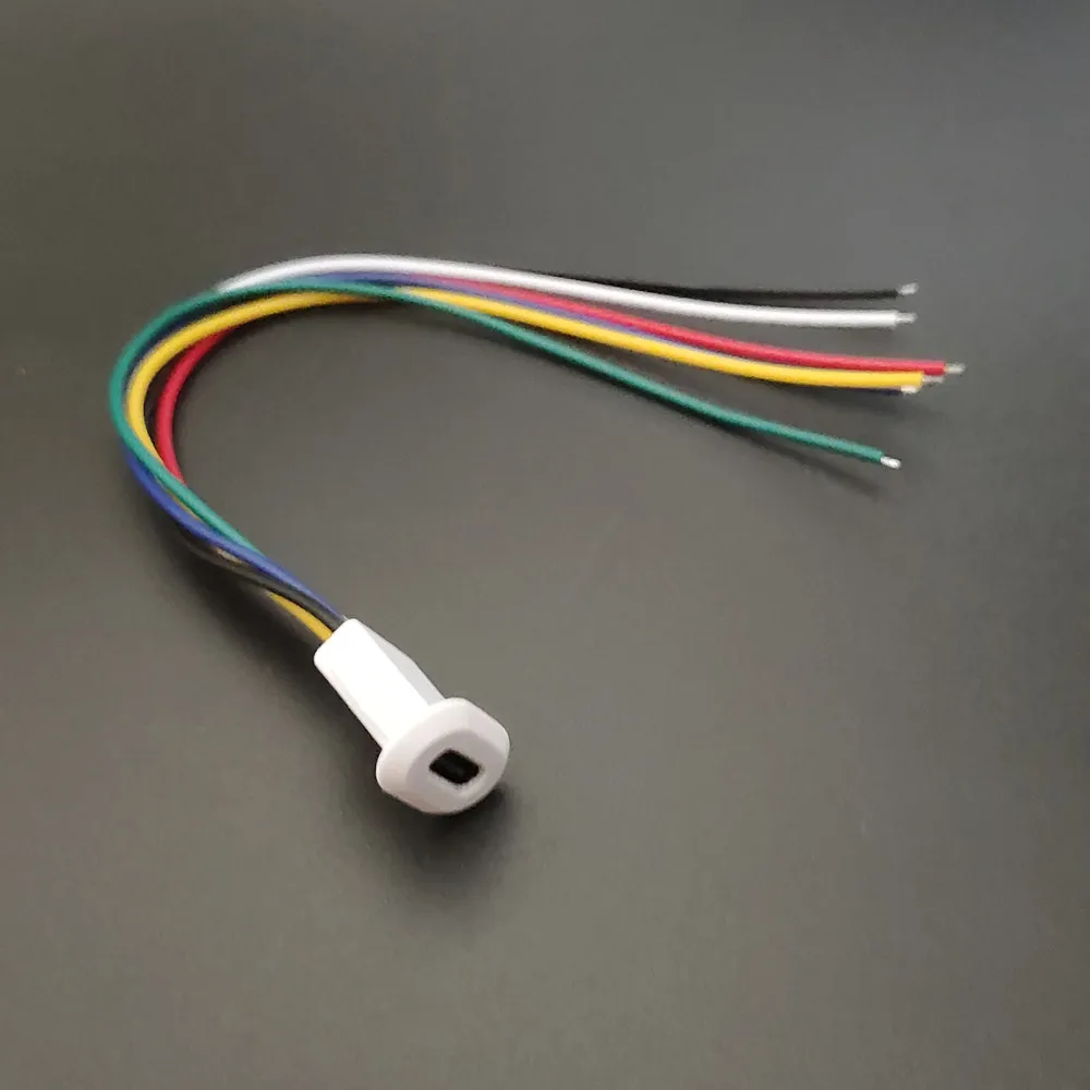 2-poliger wasserdichter USB-C-Stecker, 3 A Typ C, direkte Kompression, 2/4/6-polige Buchse, Ladeschnittstelle mit PH2.0-Terminal