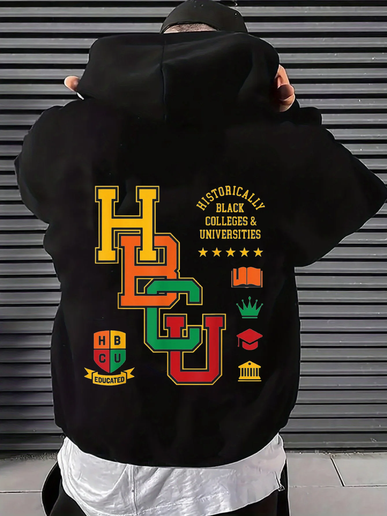 Black Educational Support Hoodies, Soft and Breathable, Suitable for Everyday Wear, Are Perfect for School Activities, Family Gatherings, and Hbcu Alumni and Students