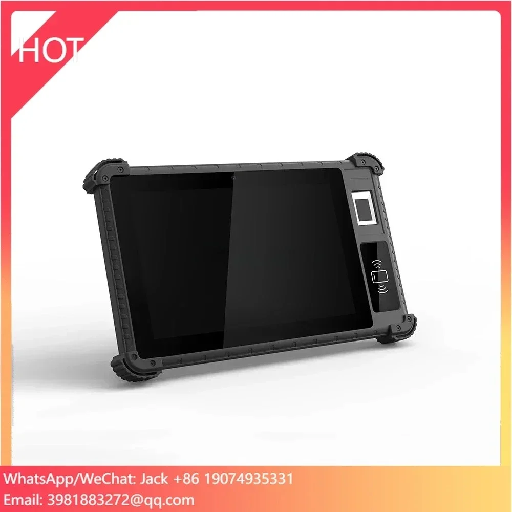 

8 Inch Nfc Dual Sim Card Android Fingerprint Reader Scanner Usb Rugged Housing Inch Tablet Pc Industrial Wall Mount Poe