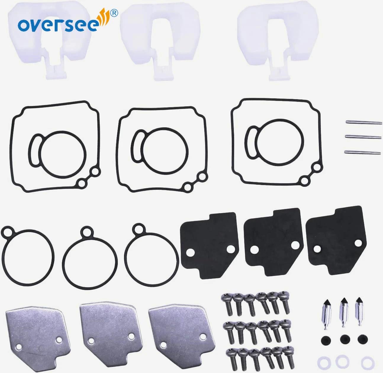 

3C8-87122-1 Ремкомплект карбюратора для подвесного двигателя Tohatsu M40 50HP 2T, 3 шт./компл.