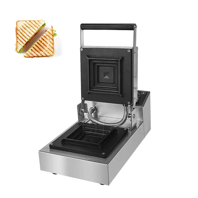 Electric Commercial Automatic Non Stick Sandwich Panini Baking Press Maker Bread Making Machine