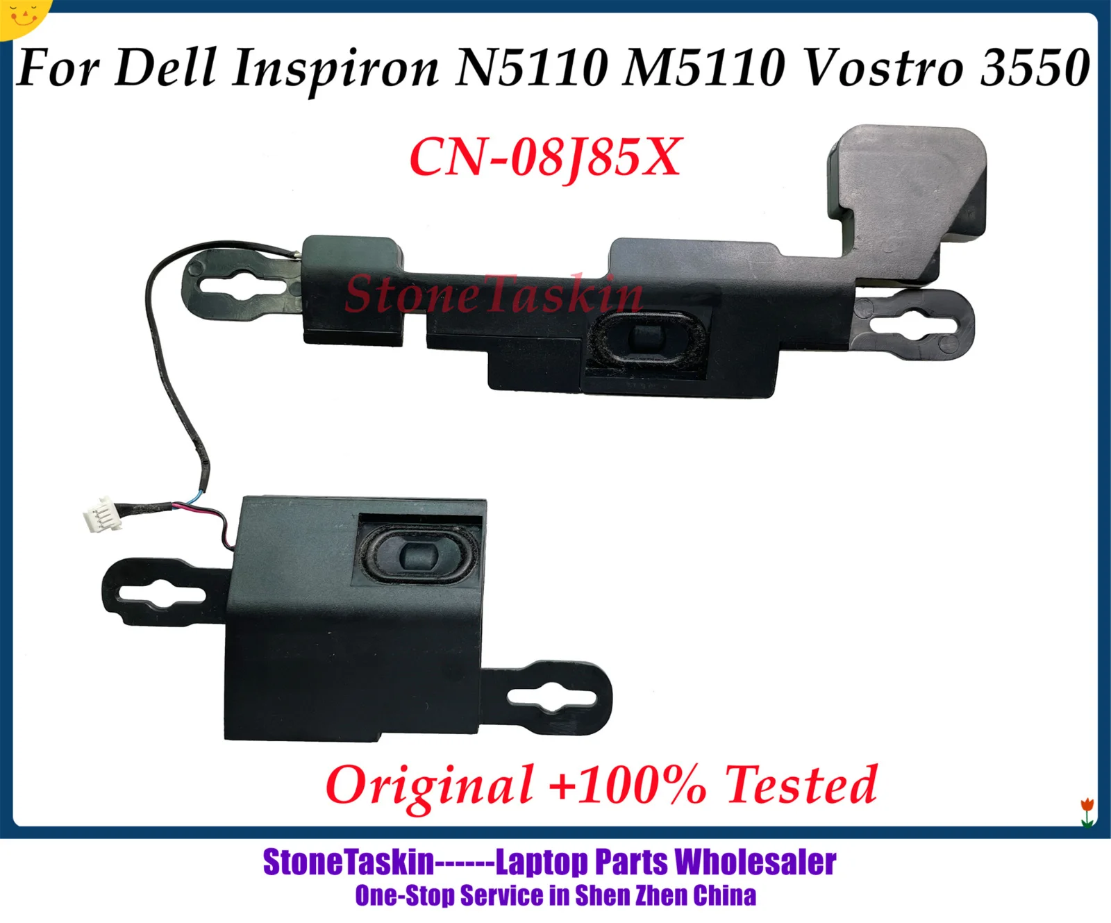 StoneTaskin quality Refurbished Speaker For Dell Inspiron 15R N5110 M5110 M511R Vostro 3550 V3550 CN-08J85X 23.40914 .001 Test