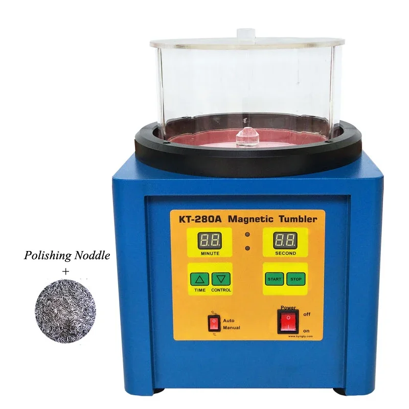 

110V/220V Magnetic Tumbler 1100g Jewelry Polishing Machine Finishing Machine, Magnetic Polishing Machine