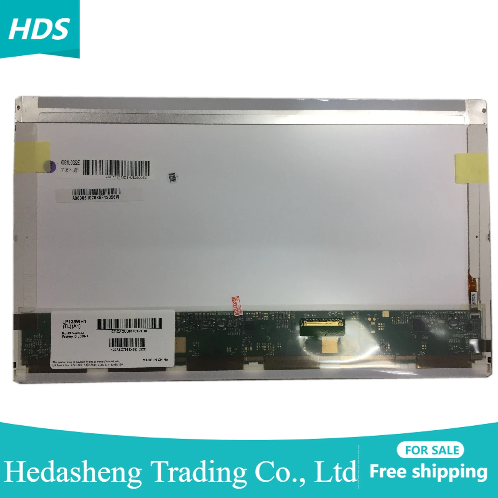 LP133WH1 TLA1 fit LP133WH1 TLA2 LP133WH1 TLB1 B133XW04 V.0 LTN133AT17 305 N133B6-L01 LED Panel 40PIN LCD Laptop Screen