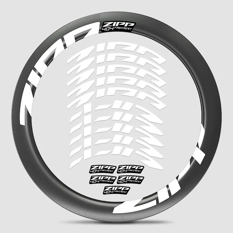 لـ 2021 Zipp Firecrest - حزمة ملصقات عجلة كربون 404 - مجموعة متنوعة من خيارات الألوان لعجلاتك