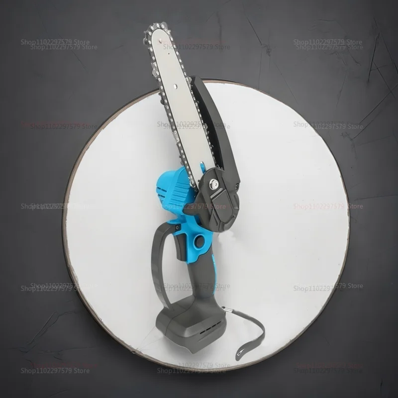 ミニチェーンソー 6インチ コードレス木工用ハンドヘルドガーデン電動のこぎり マキタ18v用切断電動工具（バッテリーなし）