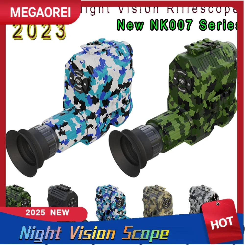 

Оптический телескоп ночного видения серии Megaorei NK007, охотничий прицел ночного видения, прицел для винтовки, видеозапись, Охотничья камера с Las