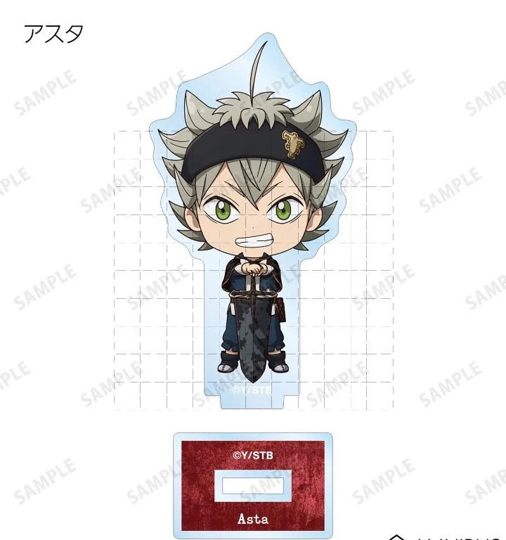 Game Finral Mimosa Gauche Yuno Noelle Acrylic Stand Doll Anime Yami Sukehiro Mini Figure Model Plate Cosplay Toy Gift