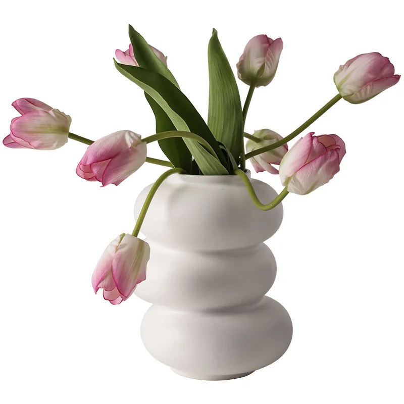 

Special-shaped ceramic vase, high-end home furnishing, living room model room, desktop flower arrangement