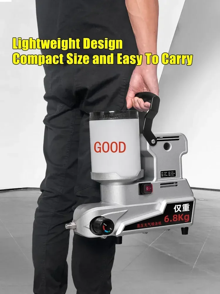 1200W Electric Airless Paint Sprayer Multifunctional High Pressure Spray Machine for Latex Paint