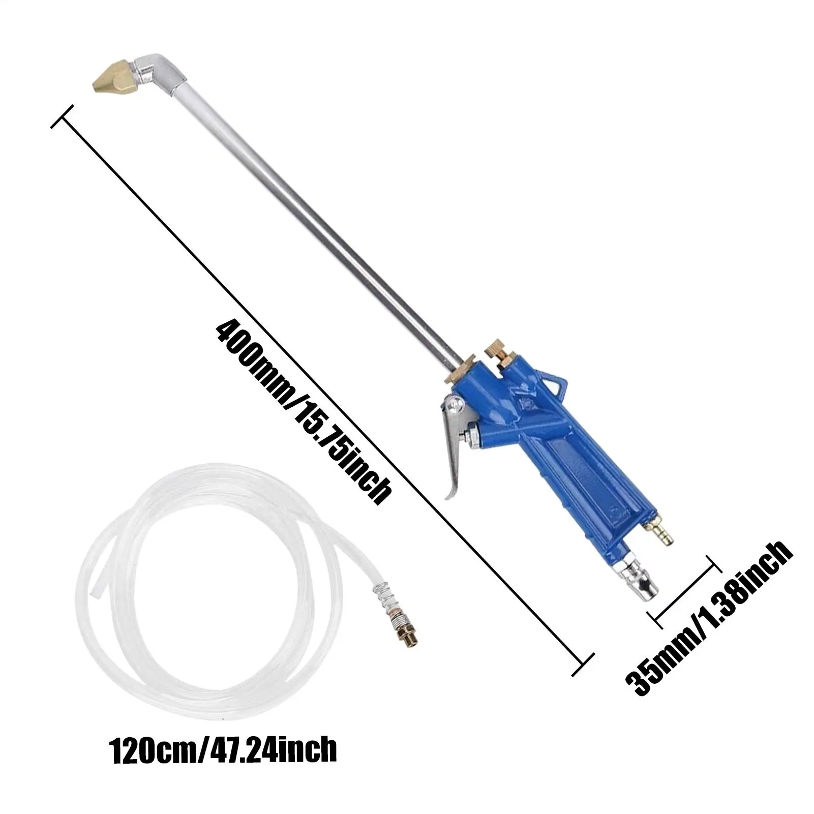 압축 공기 분무기 호스가 있는 고압 압축 스프레이 도구 상업용 인체공학적 먼지떨이 자동차 디테일링 용품