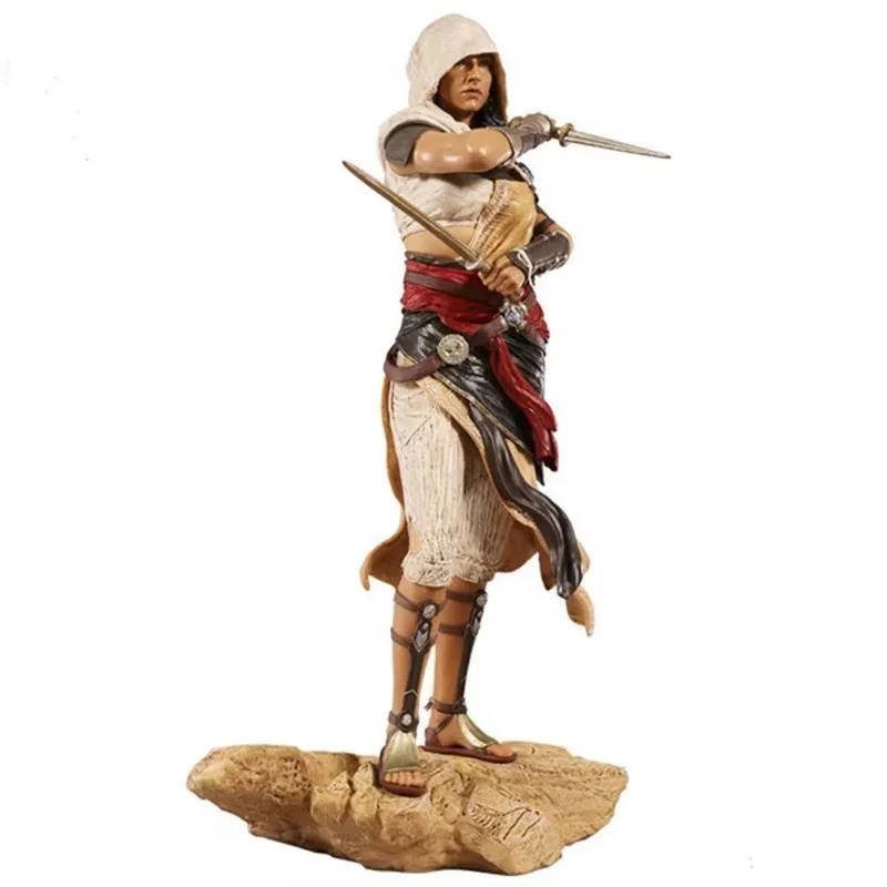 Personaggio Assassin\'S Creed Aya & Bayek Statua in PVC di alta qualità Action Figure Modello da collezione Giocattoli Decorazione della stanza