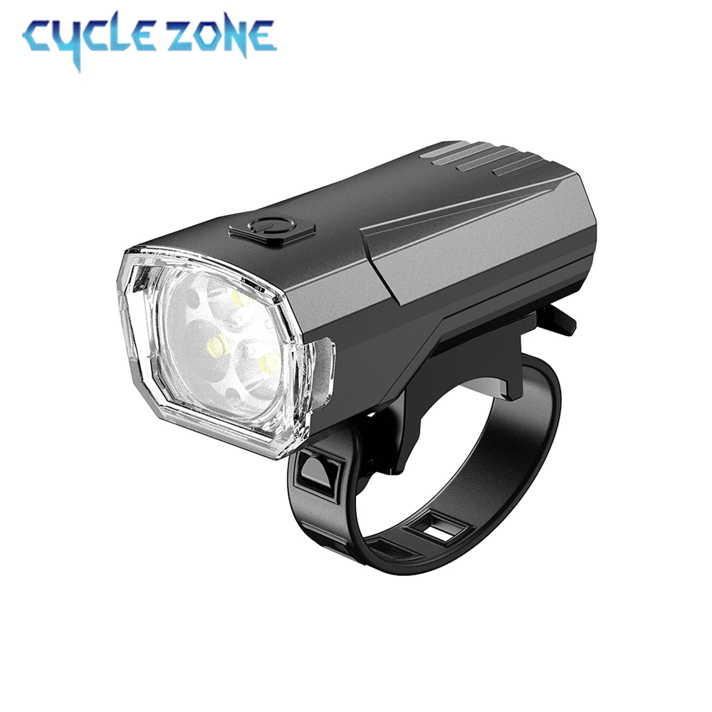 

3 LED Bicycle Light Type-C Rechargeable Road MTB Bike Front Light Headlight Flashlight Cycling Night Safety Warning Lamp