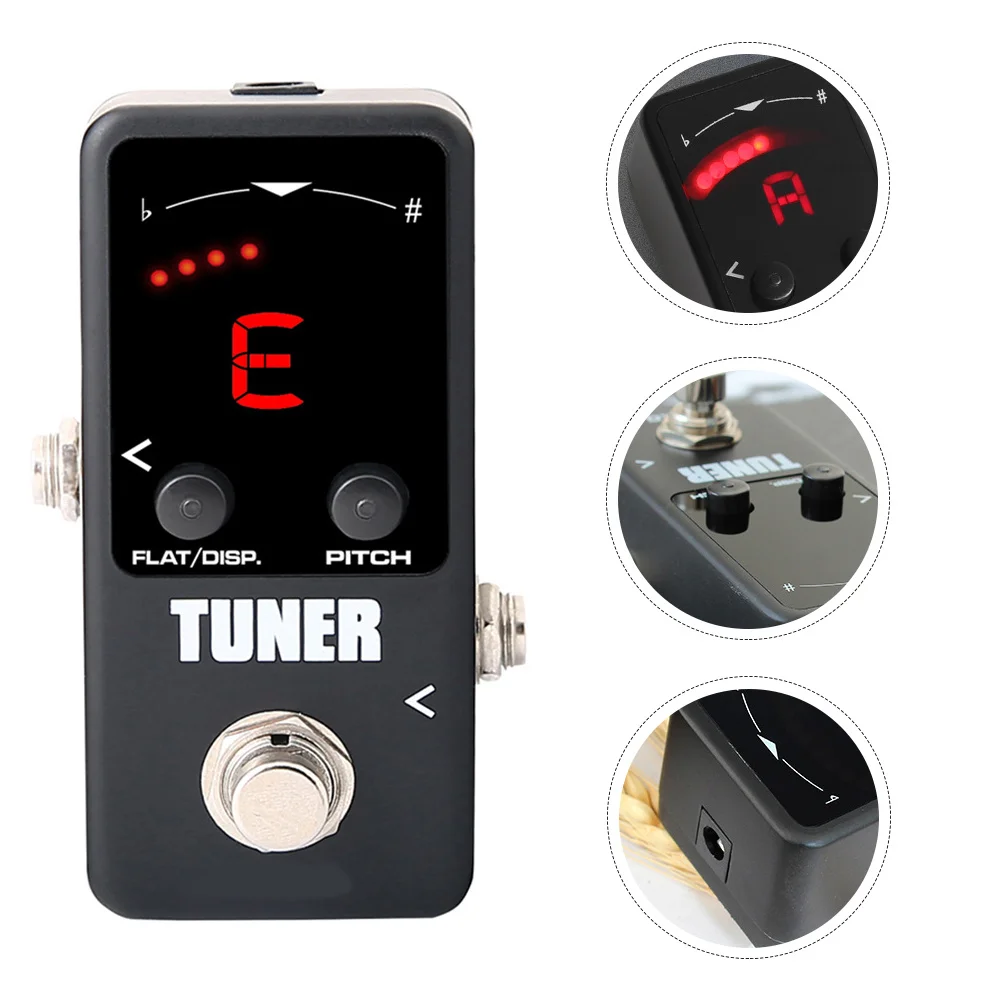 

Guitar Electronic Tuner Aluminium Durable Luxury Design High Sensitivity Accurate Convenient Portable Guitar Tuning Accessory