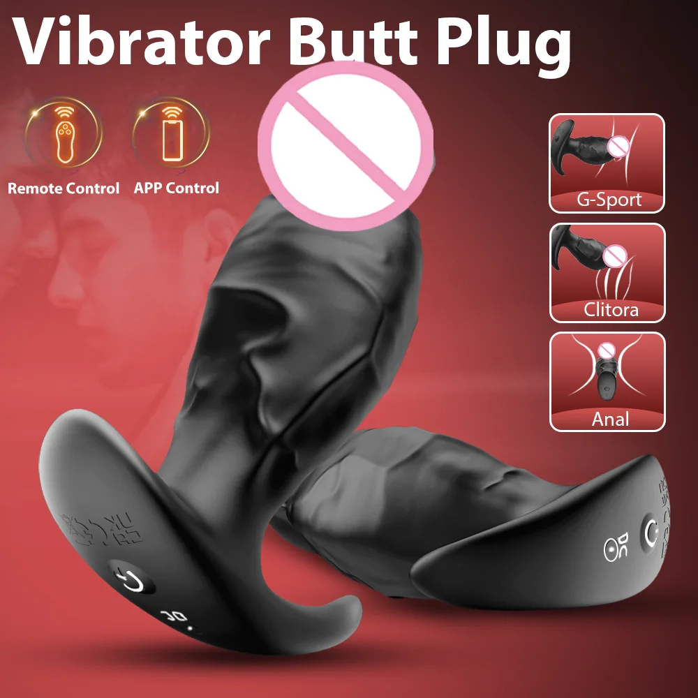 APP التحكم اللاسلكي الشرج هزاز بعقب المكونات الرجال جهاز تدليك للبروستاتا محفز الإناث الاستمناء الكبار الجنس لعب للنساء رجل