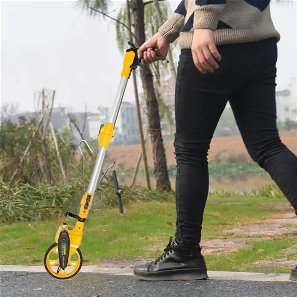 Portable Measuring Wheel Handheld Wheel Distance Measure Wheel Range Finder Handheld Mechanical Range Finder Walking Rangefinder