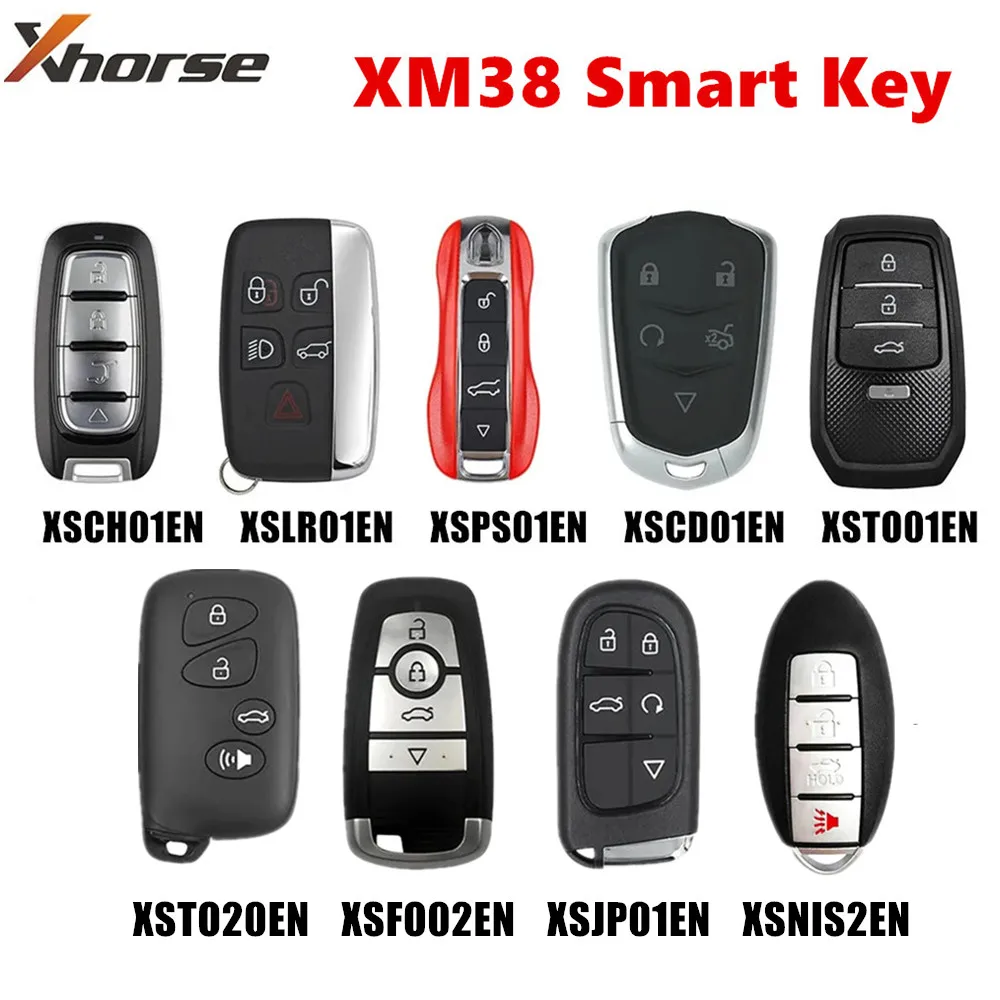 Xhorse VVDI XM38 Smart Key XSCH01EN XSLR01EN XSPS01EN XSNIS2EN XSCD01EN XSTO01/03EN XSFO02EN FOR VVDI2 Key Tool Max