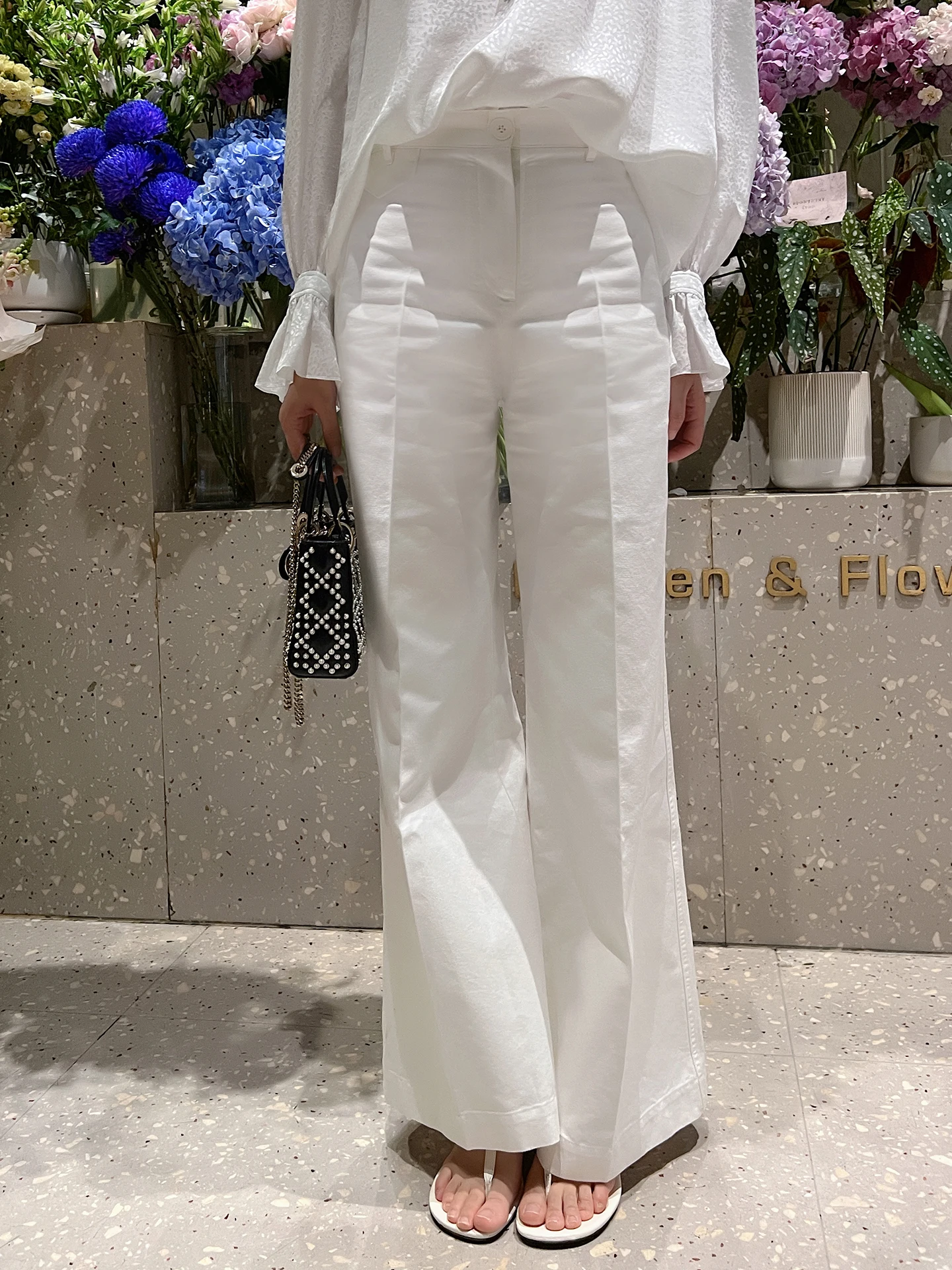 

Модные свободные прямые брюки женские с высокой талией, хлопковые, на молнии, повседневные, весенняя новинка Kimmy Sle