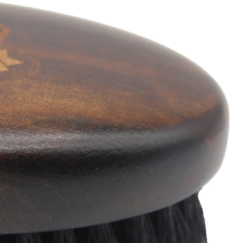 Cepillo clásico de madera para hombre, peine de Color marrón para Barba y bigote, de viaje, Etiqueta Privada, novedad de 2024